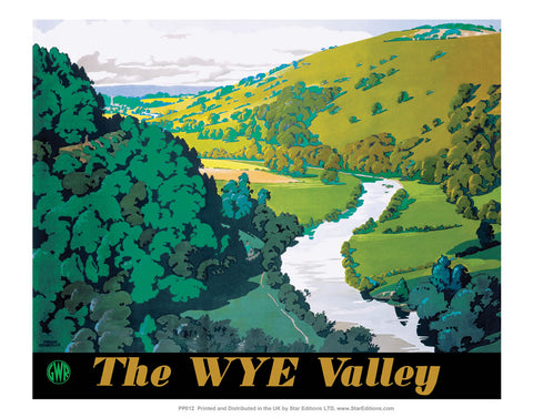 The Wye Valley 24" x 32" Matte Mounted Print