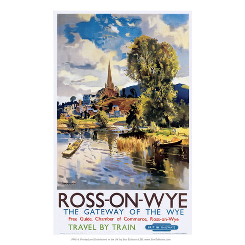 Ross- on - Wye 24" x 32" Matte Mounted Print