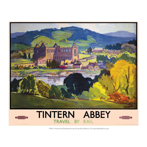 PP015 Tintern Abbey 24" x 32" Matte Mounted Print