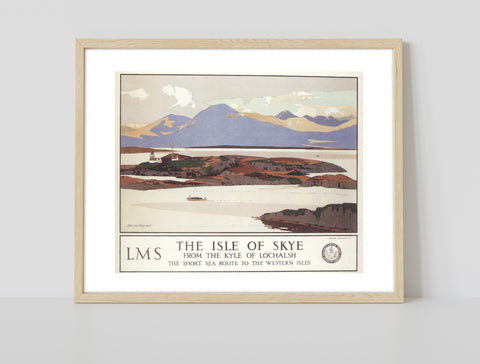 The Isle Of Skye, From The Kyle Of Lochalsh - Art Print