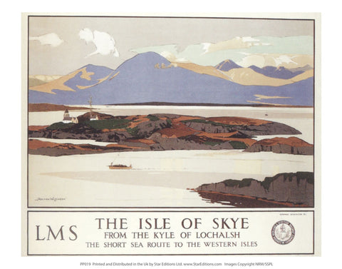PP019 Isle of Skye 24" x 32" Matte Mounted Print