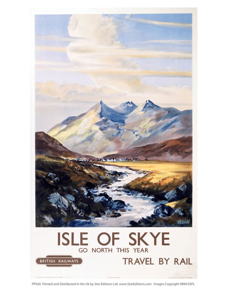 PP020 isle of Skye 24" x 32" Matte Mounted Print