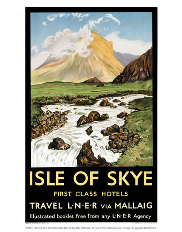 PP023 Isle Of Skye 24" x 32" Matte Mounted Print