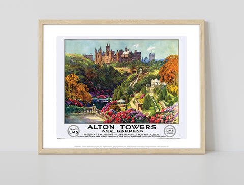 Alton Towers And Gardens - 11X14inch Premium Art Print