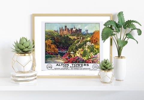 Alton Towers And Gardens - 11X14inch Premium Art Print