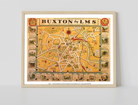 Buxton, The Beautiful And Romantic Holiday Spa - Art Print