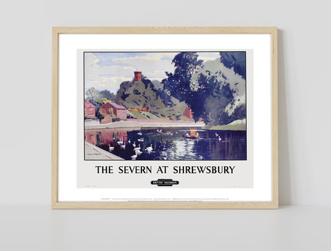 The Severn At Shrewsbury - 11X14inch Premium Art Print