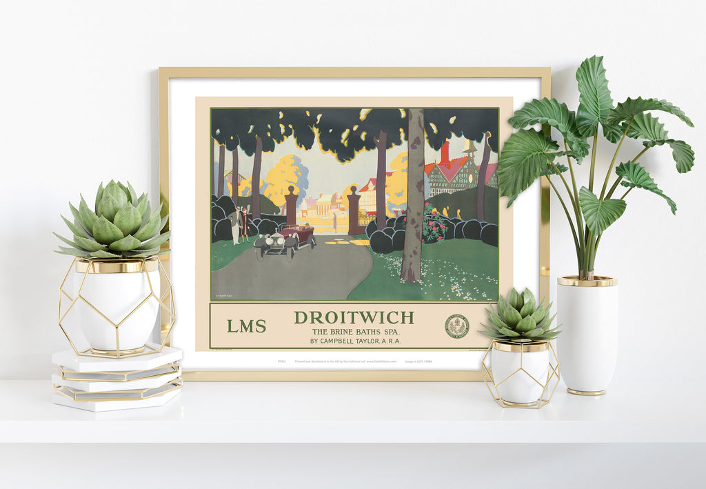 Droitwich, Natural Brine Baths Spa - Premium Art Print