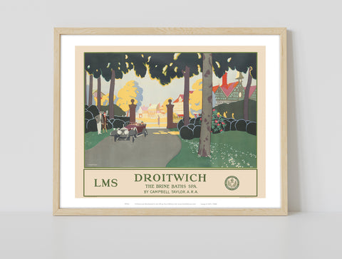 Droitwich, Natural Brine Baths Spa - Premium Art Print