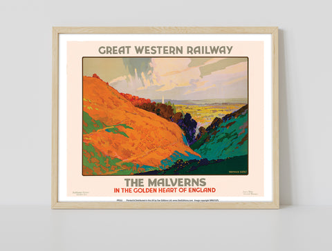 The Malverns, In The Golder Heart Of England - Art Print