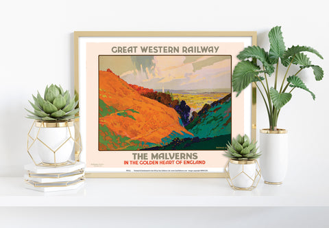 The Malverns, In The Golder Heart Of England - Art Print