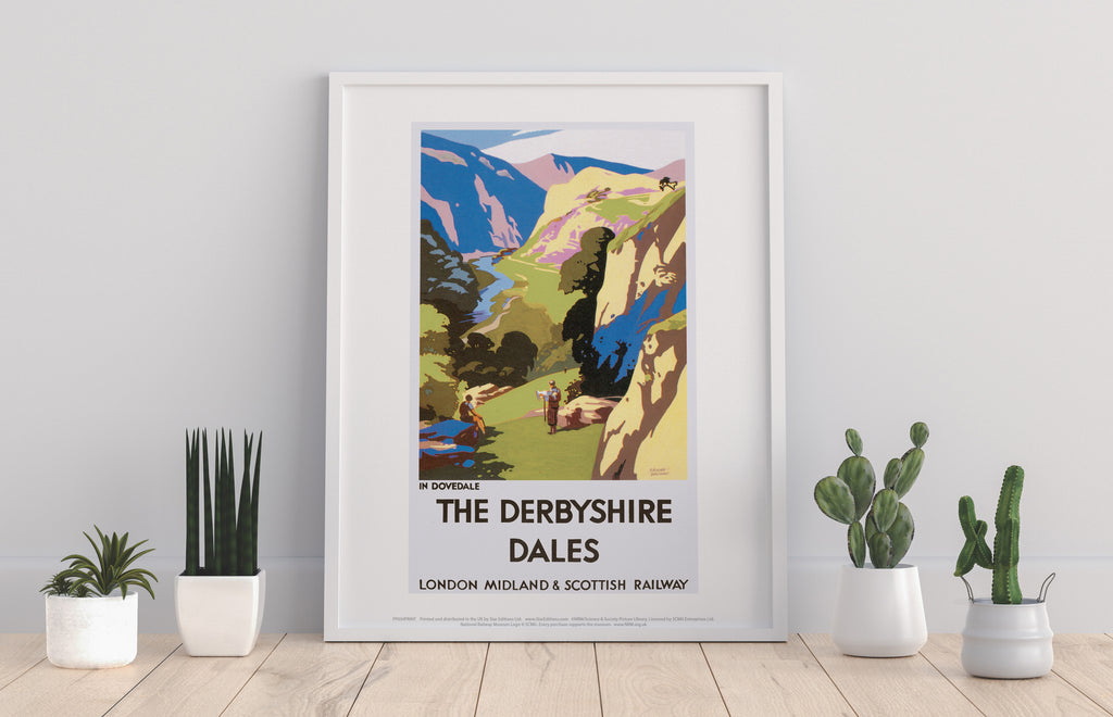 Derbyshire Dales - See The Peak District - 11X14inch Premium Art Print