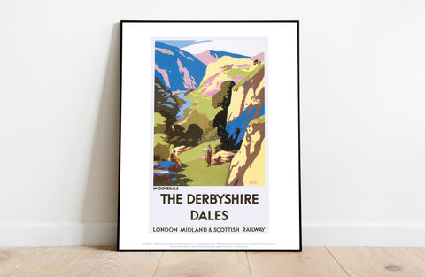 Derbyshire Dales - See The Peak District - 11X14inch Premium Art Print