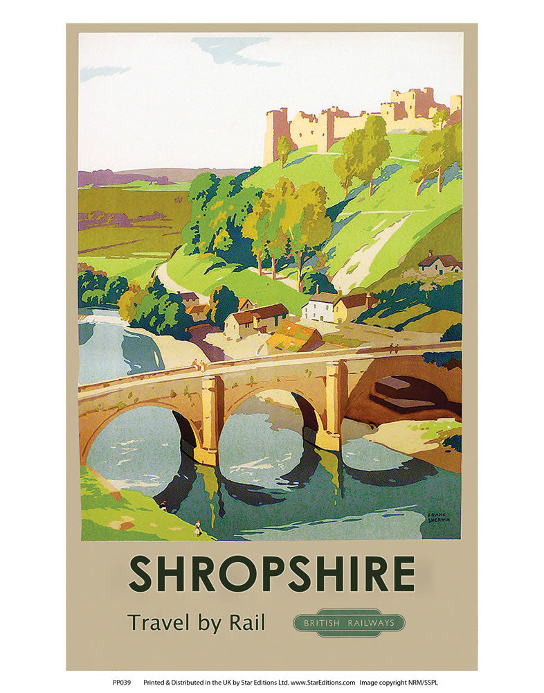 PP039 Shropshire 24" x 32" Matte Mounted Print