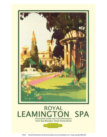 Leamington Spa 24" x 32" Matte Mounted Print