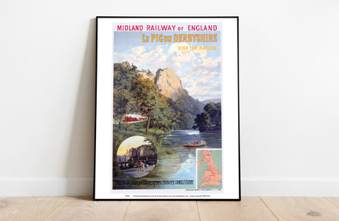 Midland Railway Of England - Le Pic Du Derbyshire Art Print