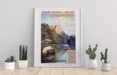 Midland Railway Of England - Le Pic Du Derbyshire Art Print