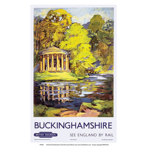 PP048 Buckinghamshire 24" x 32" Matte Mounted Print