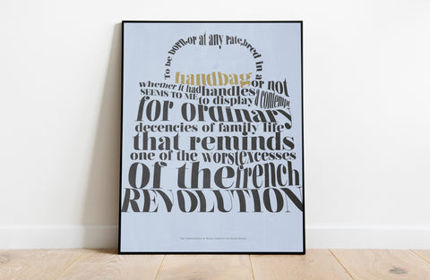 Oscar Wilde Quote- The Importance Of Being Earnest Art Print