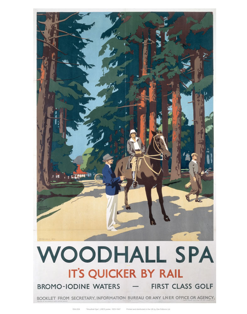 Woodhall Spa 24" x 32" Matte Mounted Print