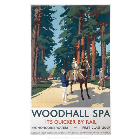 Woodhall Spa 24" x 32" Matte Mounted Print