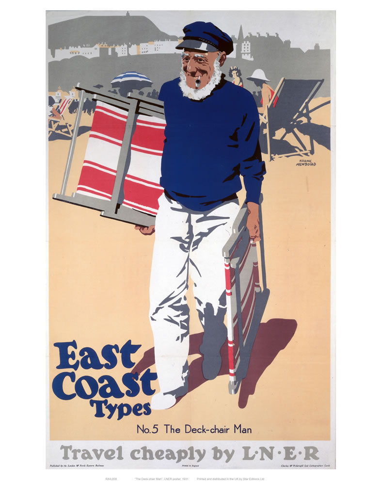 East Coast Types Cheeky Sailor 24" x 32" Matte Mounted Print