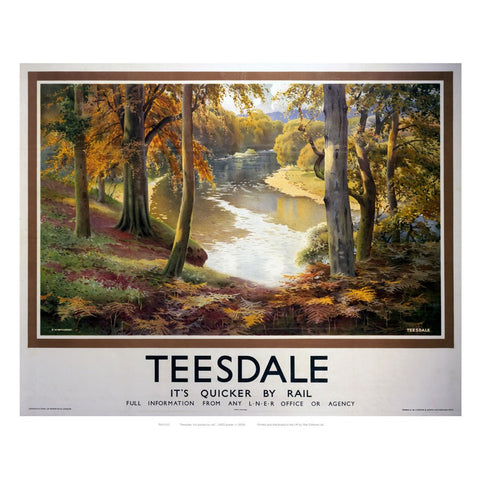 Teesdale 24" x 32" Matte Mounted Print