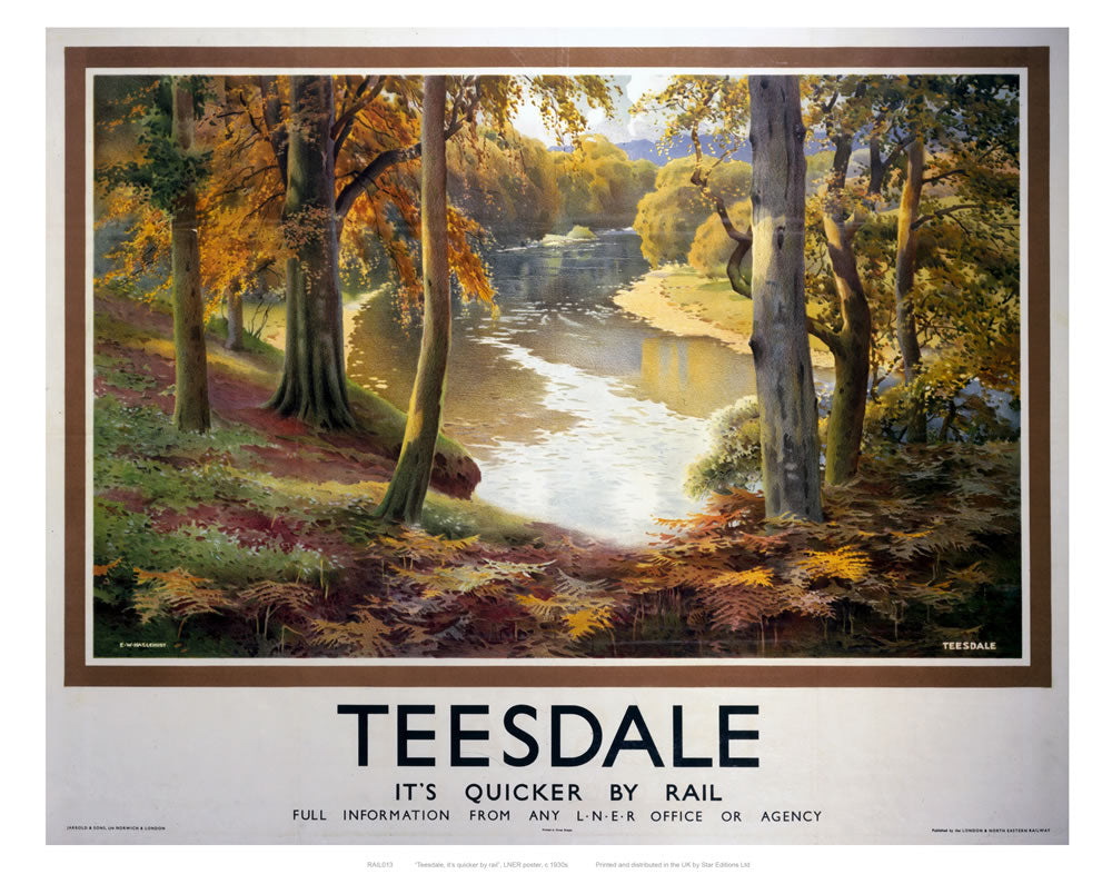 Teesdale 24" x 32" Matte Mounted Print