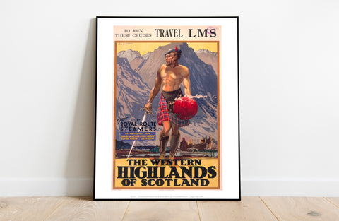 The Western Highlands Of Scotland - 11X14inch Premium Art Print