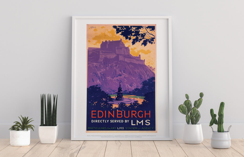 Edinburgh Purle Hill - 11X14inch Premium Art Print