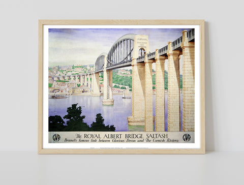 The Royal Albert Bridge Saltash - 11X14inch Premium Art Print