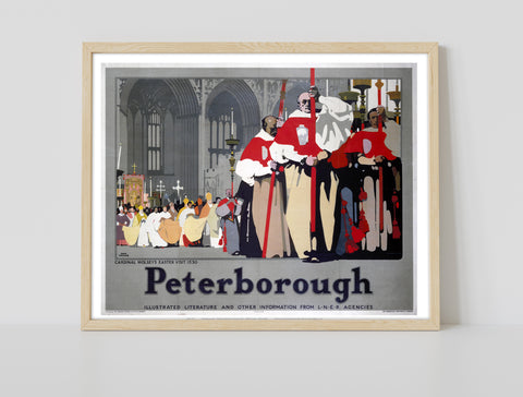 Peterborough, Cardinal Wolsey's Easter Visit - Art Print