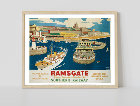 Ramsgate, For Jolly Holidays - 11X14inch Premium Art Print