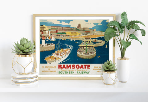 Ramsgate, For Jolly Holidays - 11X14inch Premium Art Print