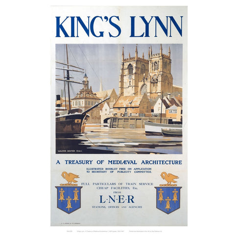 King's Lynn 24" x 32" Matte Mounted Print