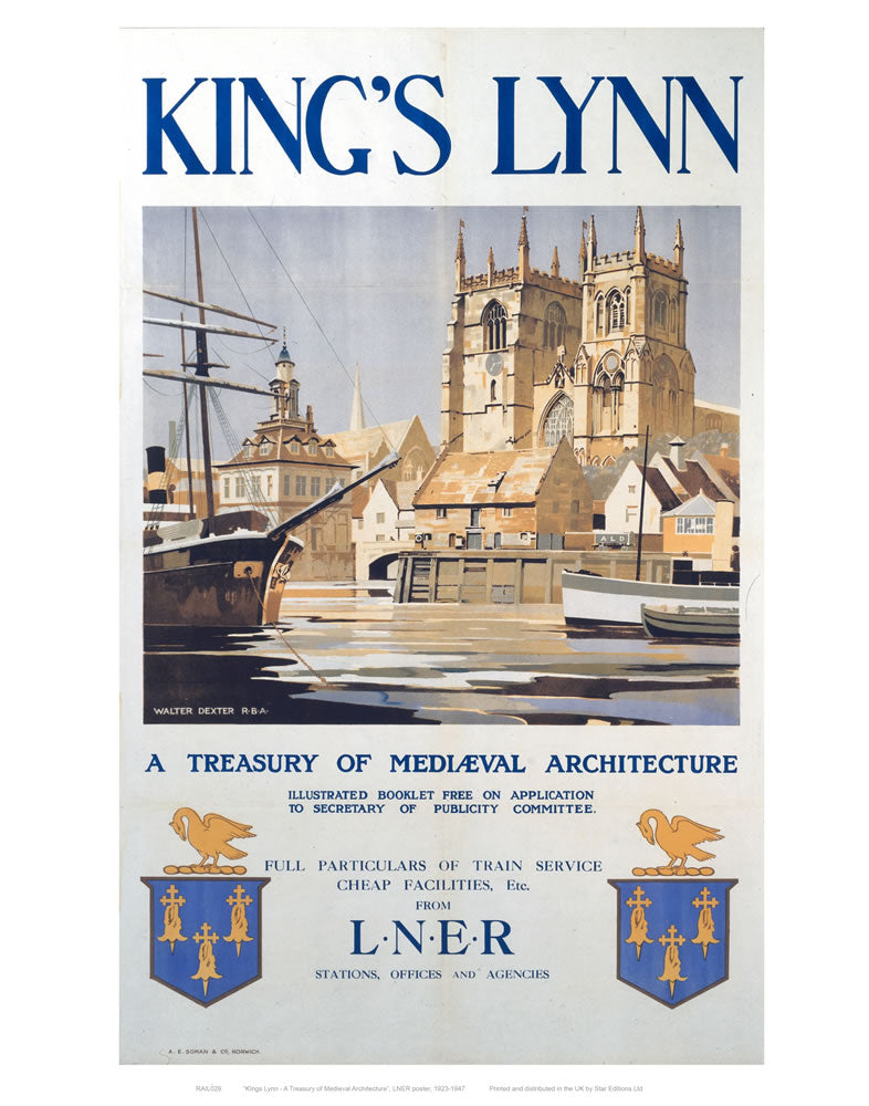 King's Lynn 24" x 32" Matte Mounted Print