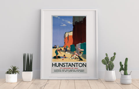 Hunstanton Beach - 11X14inch Premium Art Print
