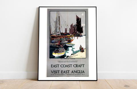 East Coast Craft- East Anglia- Lowestoft Trawler Art Print