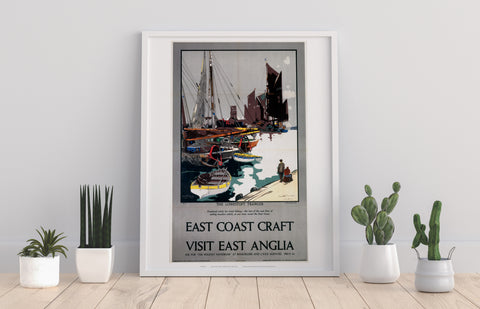 East Coast Craft- East Anglia- Lowestoft Trawler Art Print