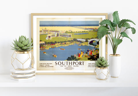 Southport For The Family Holiday - 11X14inch Premium Art Print