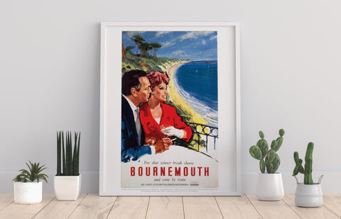Bournemouth, For That Winter Break - Premium Art Print