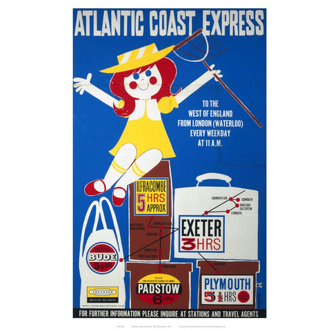 Atlantic Coast Express 24" x 32" Matte Mounted Print
