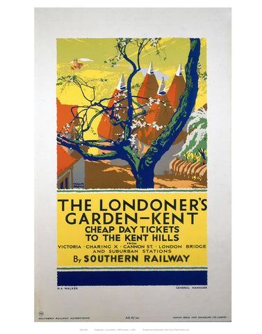 The Londoner's Garden 24" x 32" Matte Mounted Print