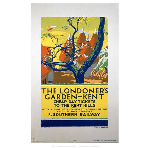 The Londoner's Garden 24" x 32" Matte Mounted Print