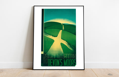 Great Western To Devon's Moors - 11X14inch Premium Art Print