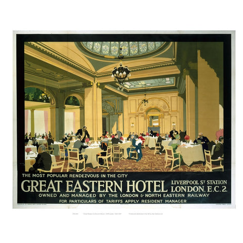 Great Eastern Hotel 24" x 32" Matte Mounted Print