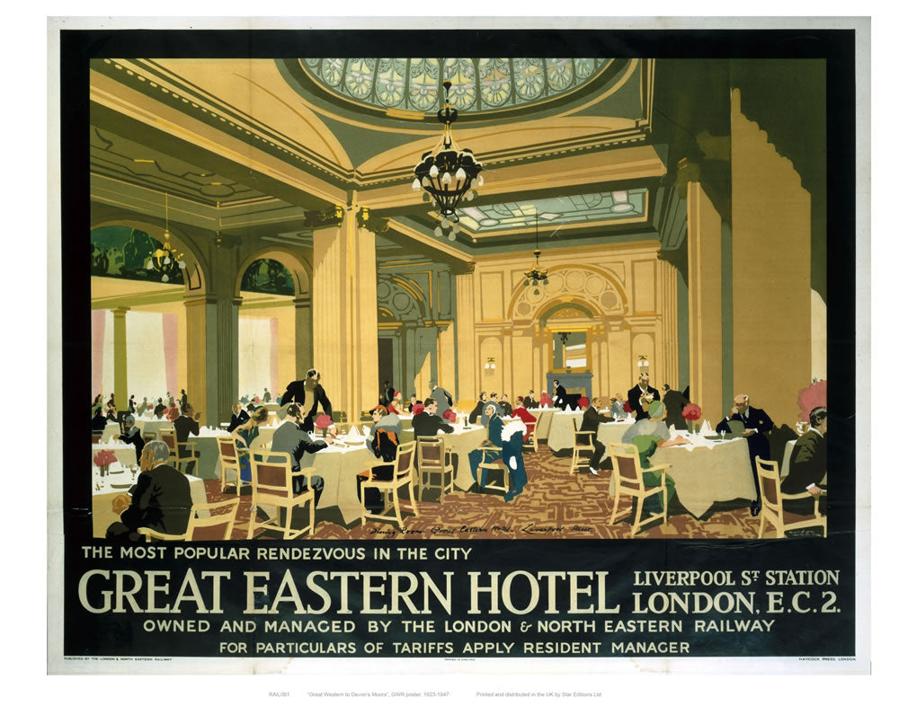 Great Eastern Hotel 24" x 32" Matte Mounted Print