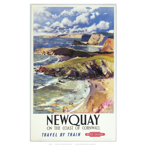 Newquay 24" x 32" Matte Mounted Print