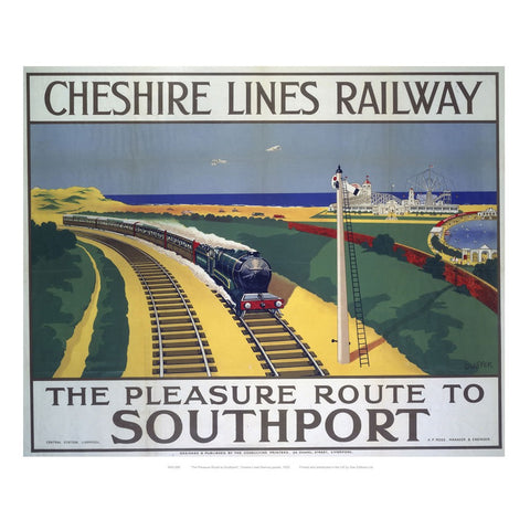 Cheshire Lines Railway 24" x 32" Matte Mounted Print