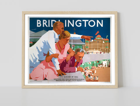 Bridlington - Pointing Man - 11X14inch Premium Art Print